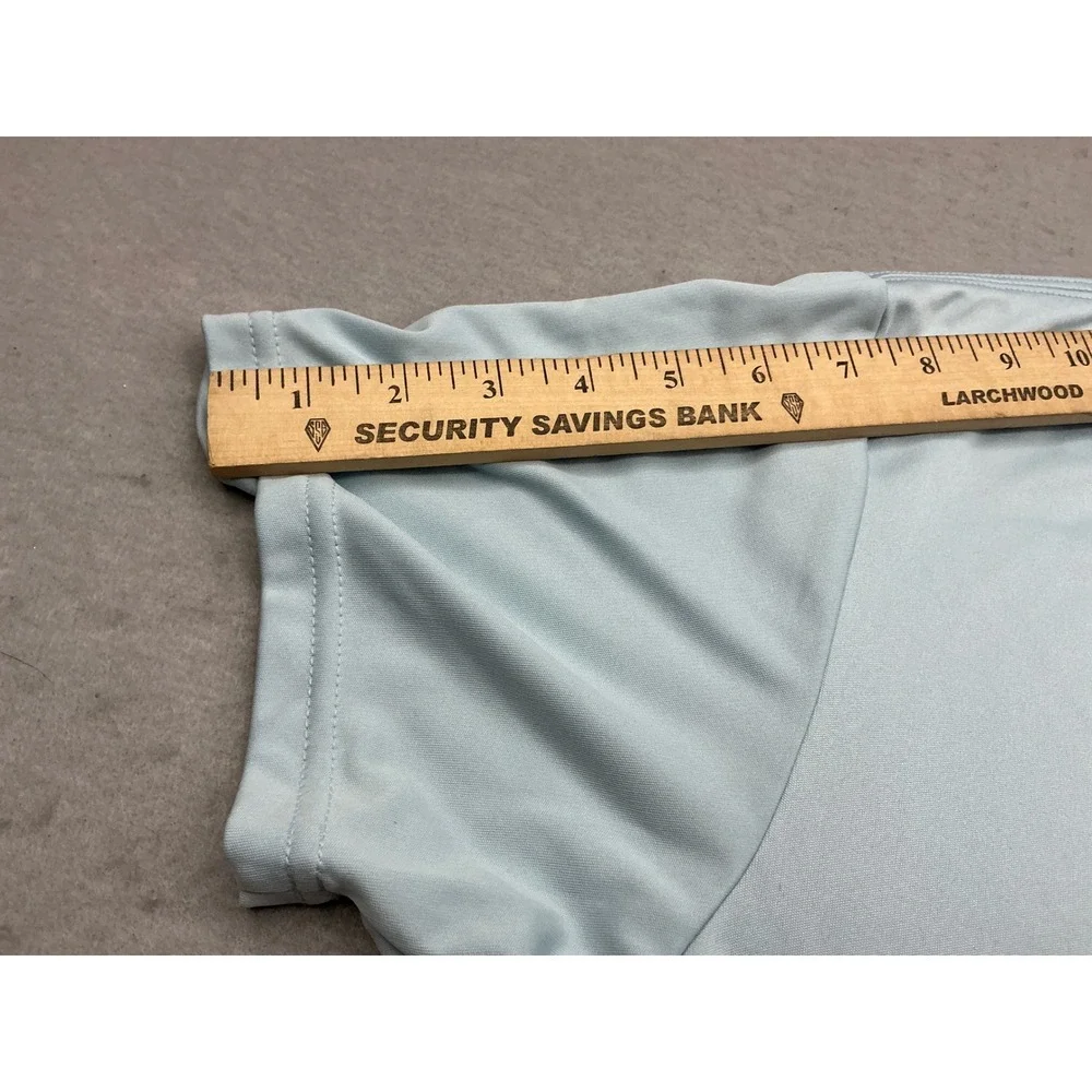 Billabong Surf Rash Guard UPF 50+ Sun Protection Large Light Blue M4172BSS